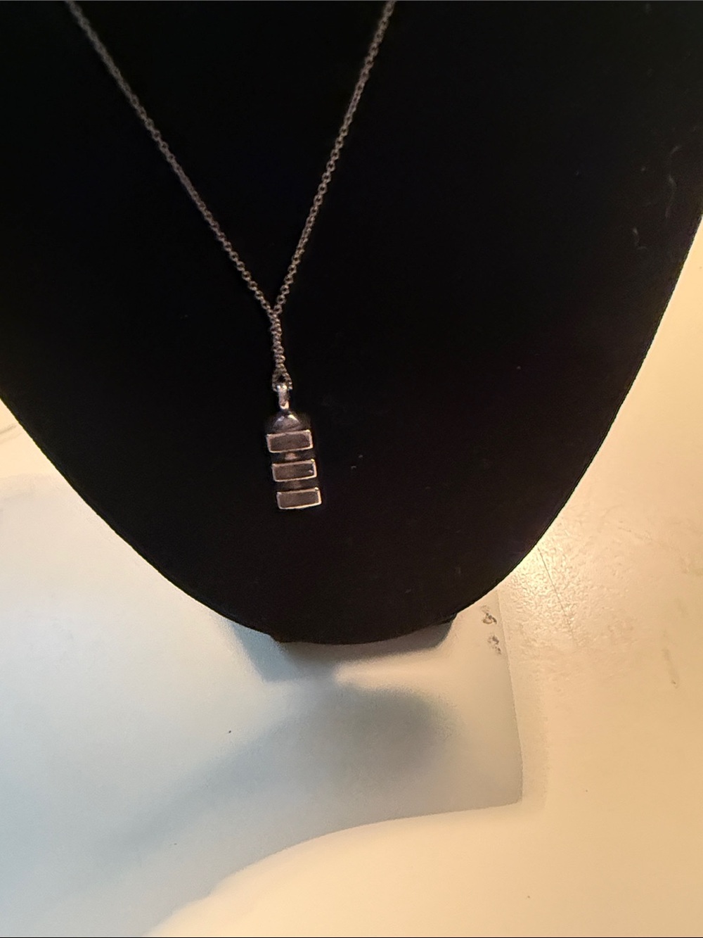 Tiffany & Co. Sterling Silver Necklace and Pendant, by Paloma Picasso, 18"